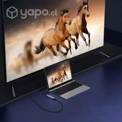 Adaptador Hub 7 En 1 Usb Tipo C Hdmi Sd/tf Pd Adap