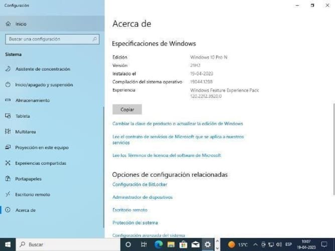 Computador gama entrada + pantalla HP +periféricos