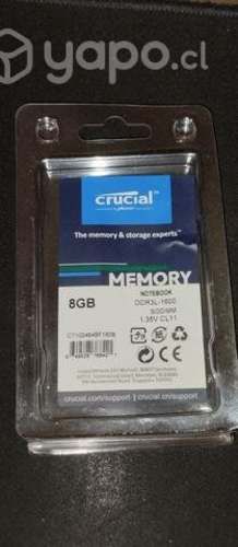 Tarjeta RAM 8 GB DDR3