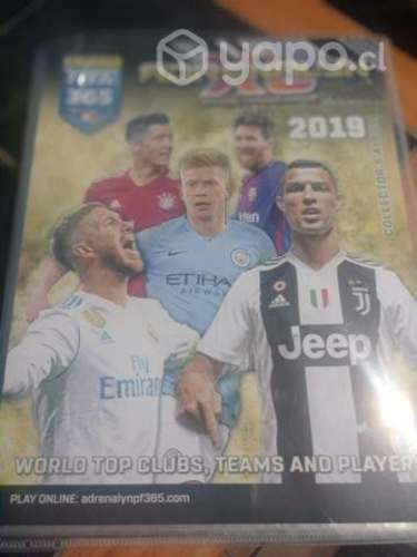 Coleccionador con 200 cartas de FÚTBOL INTERNACION