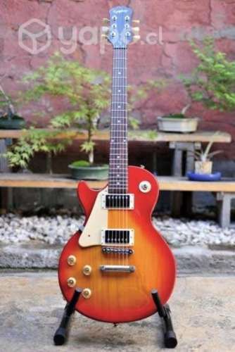 Guitarra Epiphone Les Paul lp 100 zurda con Seymou