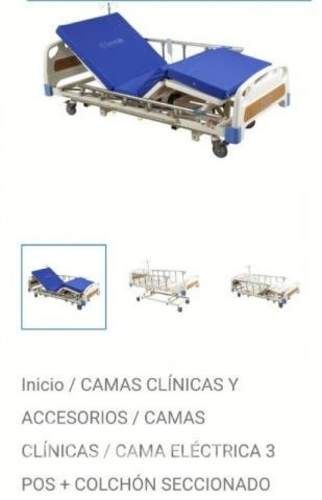 Cama clínica eléctrica
