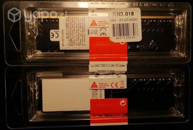 Memorias RAM HyperX DDR4