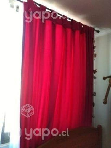 Cortinas de Excelente Tela Color Fuccia