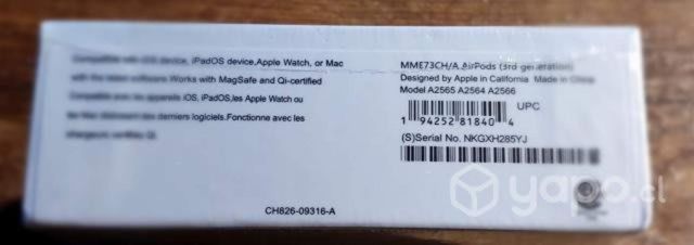 Apple AirPods (3ª generación) Lightning