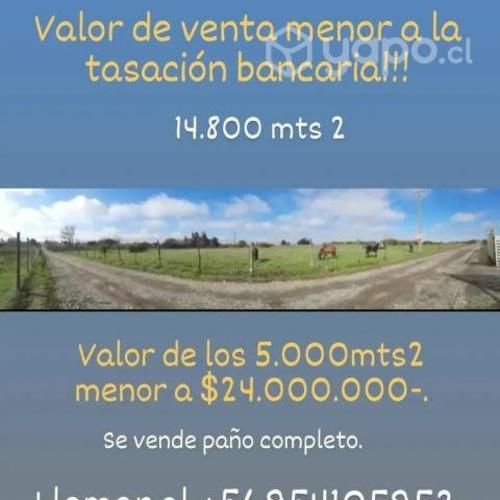 Terreno de 14.800 mts 2 con agua potable