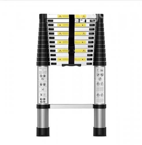 Escalera Telescópica De Aluminio 3.8 Metros