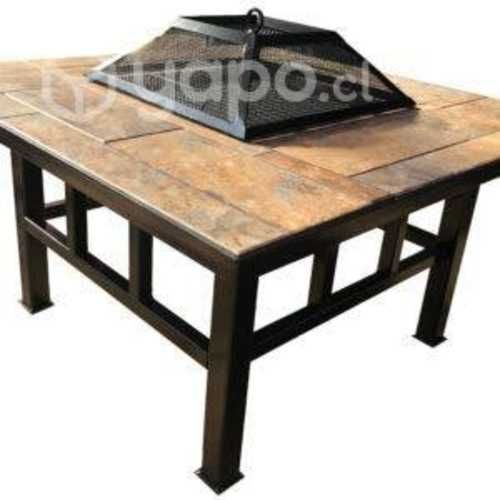 Mesas terraza brasero y extructuras metalicas