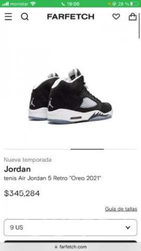 Jordan retro 5 oreo 2021