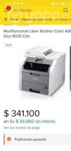 Impresora Brother toner llenitos