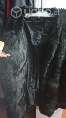 Abrigo de piel sintética