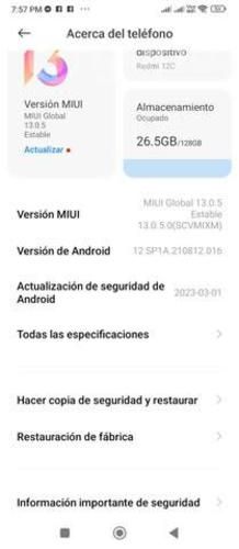 Redmi 12c 128 gb
