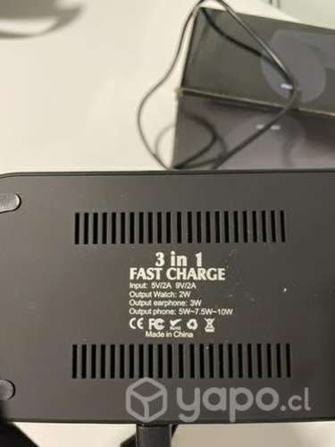 Cargador 3 en 1