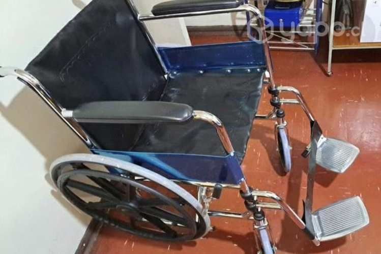 Silla de Ruedas Azul