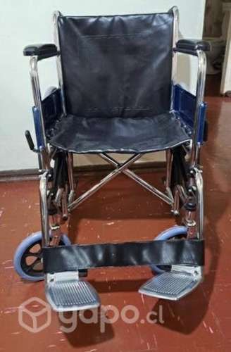 Silla de Ruedas Azul