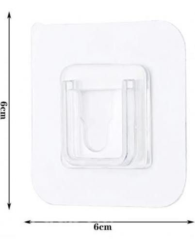 10 Adhesivos Doble Cara Colgador De Pared Ganchos