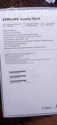 Sin uso galaxy TAB A 8.0
