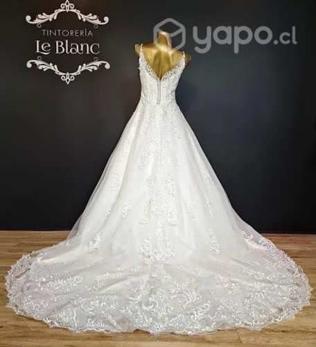 Espectacular Vestido de Novia Punto Clave