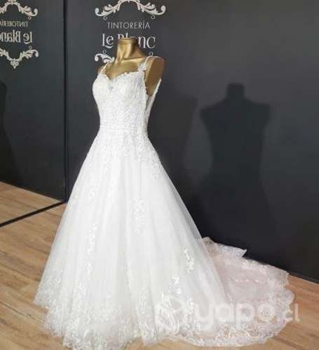 Espectacular Vestido de Novia Punto Clave