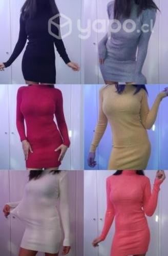 Hermosos vestidos de lanilla tipo beatle