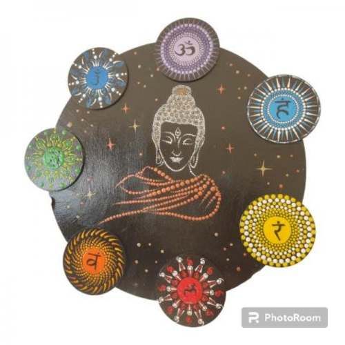 Cuadro Buda y los 7 chakras