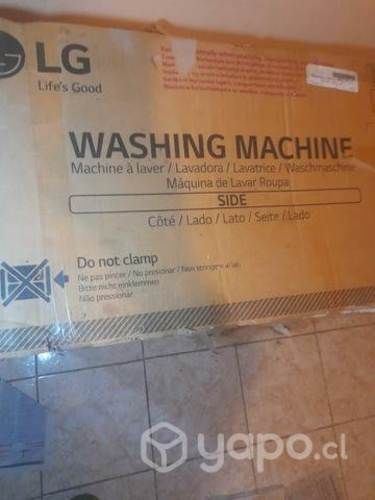 Lavadora lg de carga frontal, nueva embalada