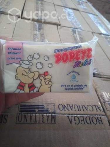 Detergente Liquido y jabón en barra Popeye bebé