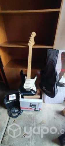 Guitarra Electrica más pedal