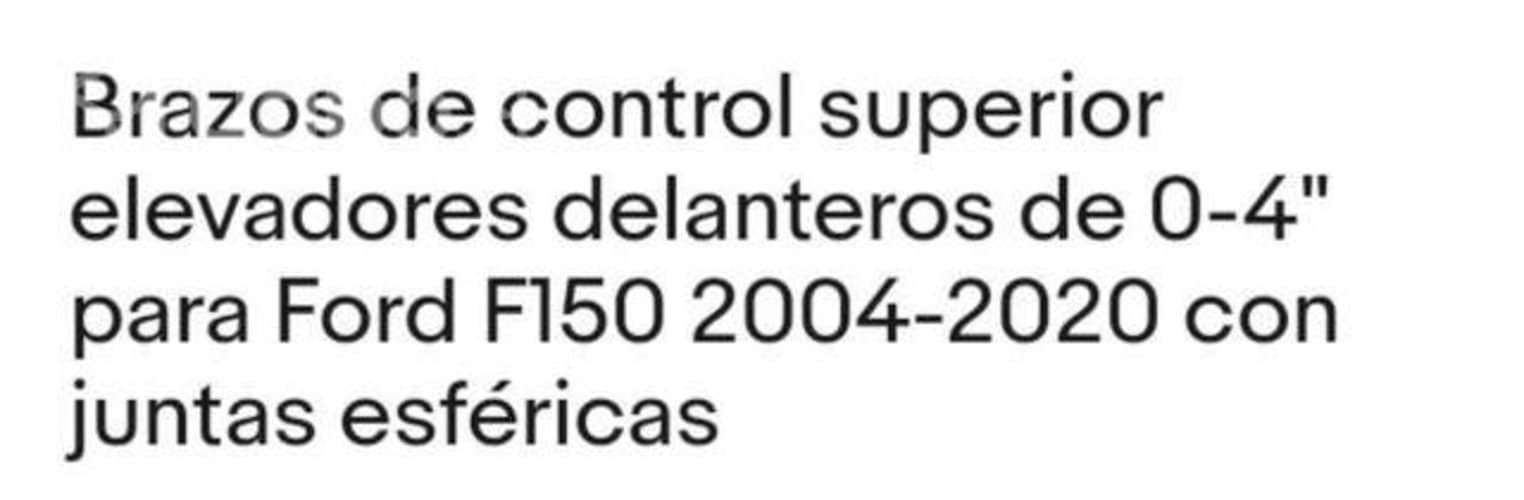 Ford f150 2004 al 2020