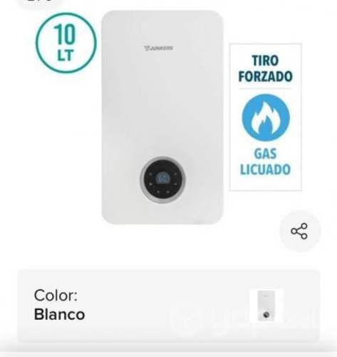 Calefon junker tiro forzado 10 litros hidrowind pl