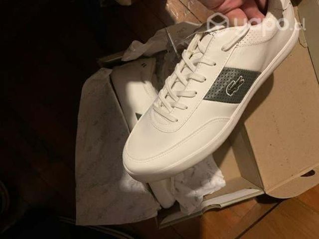 Lacoste cuero blancas talla 45 nuevas