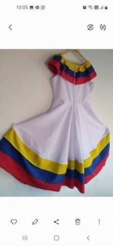 Vestido Folclórico Talla L