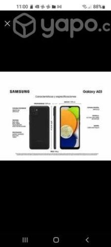 Celular nuevo A03 128gb