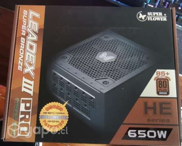 Fuente de poder Super Flower Leadex III Bronze Pro