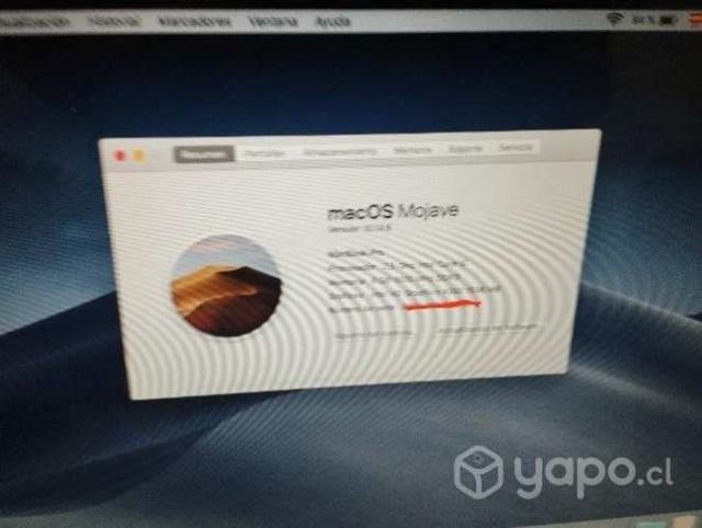 Macbook pro core i5 8gb ram 500hd 13,3&#34;