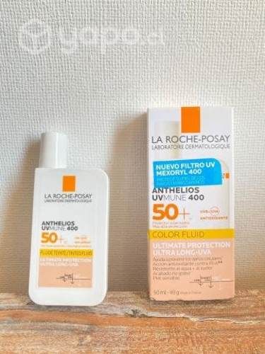 Bloqueador La Roche Posay con color