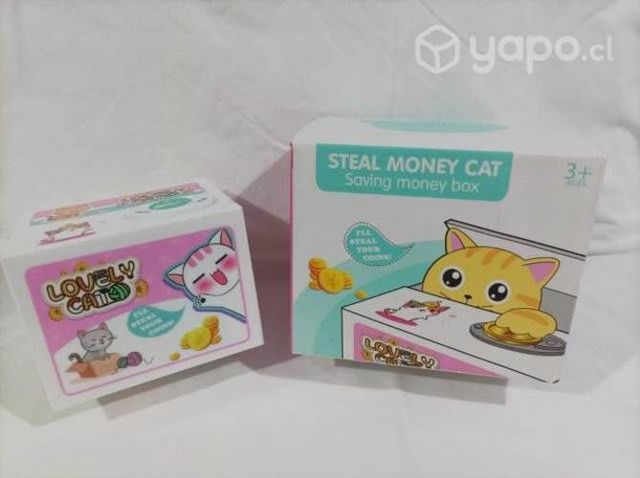 Alcancia Gatito roba monedas