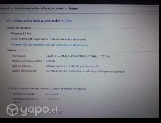Notebook Lenovo E 40