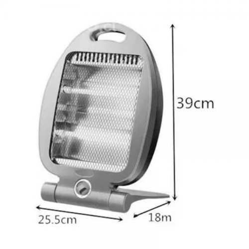 Calefactor estufa cuarzo 800w sistema seguridad ba