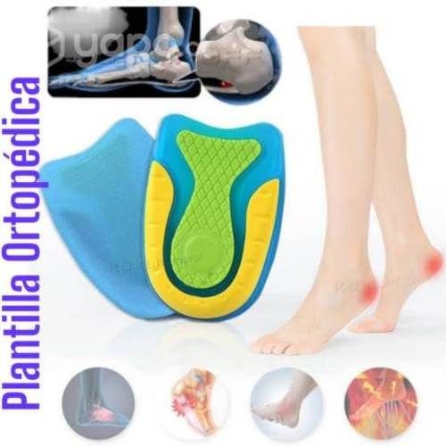 Par Talonera Gel De Silicona Para Fascitis Espolón