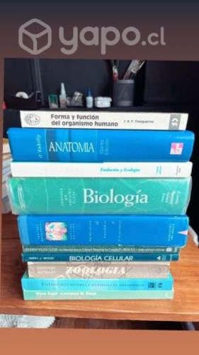 Libros de anatomia y biologia