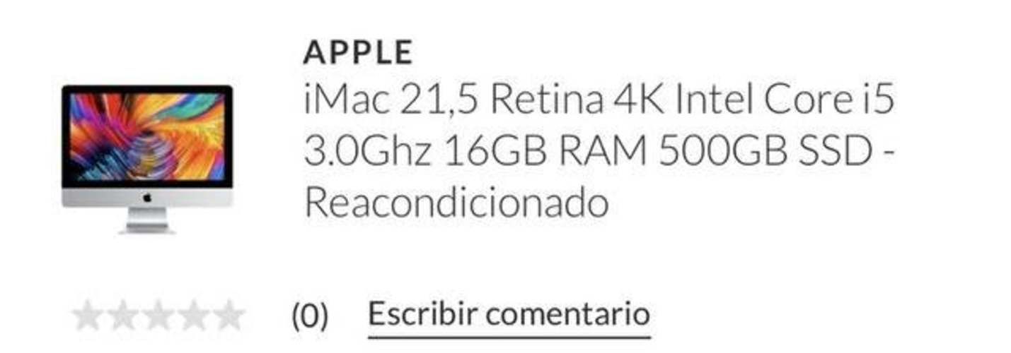 IMac 21.5 Retina 4k 16 Gb