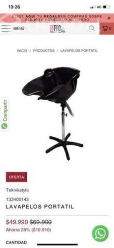 Lavapelo Portatil nuevo