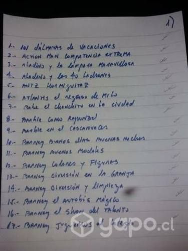 Película Barney El show del talento vhs