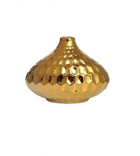Florero Jarrón Florero De Cerámica Dorado