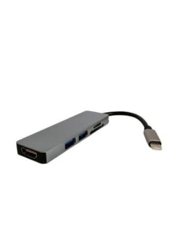 Adaptador Tipo C Para Macbook 5 En 1 A Hdmi / Usb