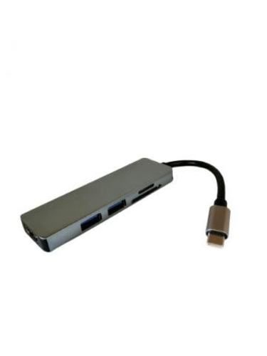 Adaptador Tipo C Para Macbook 5 En 1 A Hdmi / Usb