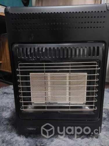 Estufa Gas Valory Mini Blanck 5K Negro