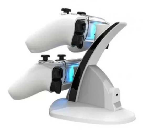 Base De Carga Para Joystick Modelo P5 Doble Puerto