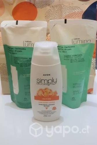 Kit Natura Shampoo + Acondicionador + Jabon Intimo